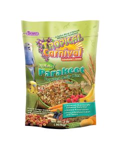 FM Brown's Tropical Carnival Biscuits Parakeet Bird Food 2 Lb Bag