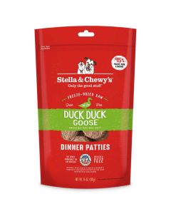Stella & Chewy's Duck Duck Goose Dinner for Dogs Freeze-Dried 14 oz.