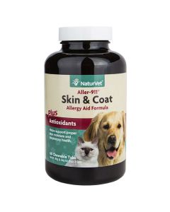 NaturVet Aller-911 Skin & Coat Tabs