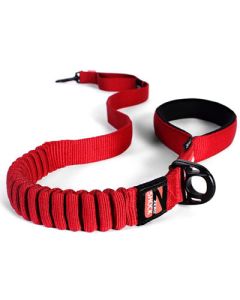 EzyDog Zero Shock  Leash Red 48"