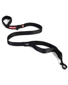 EzyDog Zero Shock  Leash Black 48"