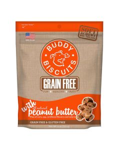 Cloud Star Grain Free Buddy Biscuits Dog Treats Homestyle Peanut Butter 5 oz.