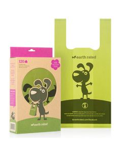 Earth Rated PoopBags 120 ct. Handle Tie Bags Lavender