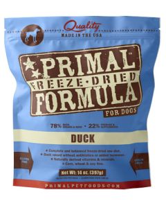 Primal Freeze Dried Formulaa for Dogs Duck 14 oz.