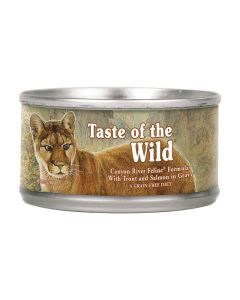 Taste of the Wild Canyon River Feline Formula with Trout and Salmon in Gravy Cat Food 3 oz
