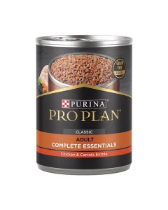 Purina Pro Plan Complete Essentials Grain Free Adult Chicken & Carrots Entree Classic Wet Dog Food 13 oz.