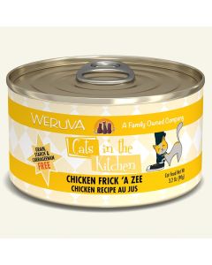WERUVA Cats in the Kitchen Chicken Frick ‘A Zee - Chicken Recipe Au Jus Canned Cat Food 3.2 oz