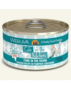 WERUVA Cats in the Kitchen Funk in the Trunk/Chicken Recipe in Pumpkin Consommé Canned 3.2 oz
