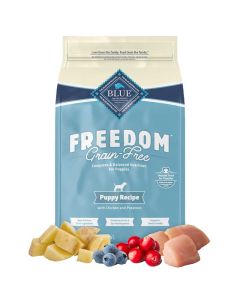 Blue Buffalo BLUE Freedom Grain-Free Chicken Recipe Puppy Food, 4 lbs.