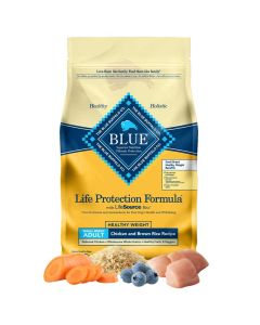 Blue Buffalo BLUE  Healthy Weight Small Breed Chicken Recipe Dog Food, 6 lbs.