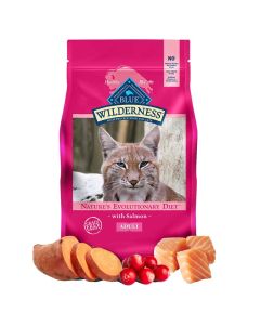 Blue Buffalo BLUE Wilderness Grain Free Salmon Recipe for Adult Cats 11 lbs.