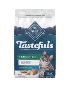 Blue Buffalo Tastefuls Adult Multi-Cat Chicken & Turkey Recipe 15 lbs.