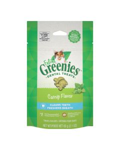 Feline Greenies Dental Treats Catnip Flavor 2.1 oz.