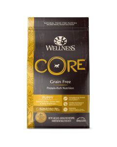 Wellness CORE Grain Free Deboned Chicken, Chicken Meal, Turkey Meal Recipe Puppy Food 4lb Bag