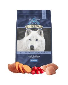Blue Buffalo Wilderness Chicken For Senior Dogs 24 lbs