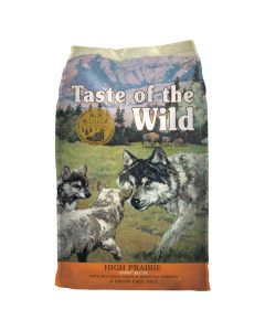 Taste of the Wild High Praire Puppy Recipe with Roasted Venison & Bison Dog Food 14 lbs