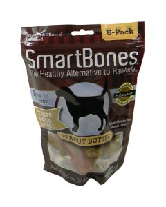 SmartBones Vegetable & Chicken Chews for Dogs Peanut Butter Small 6 ct.