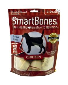 SmartBones Vegetable & Chicken Chews for Dogs Chicken Medium, 4 ct.