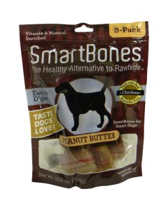 SmartBones Vegetable & Chicken Chews for Dogs Peanut Butter Large 3 ct.