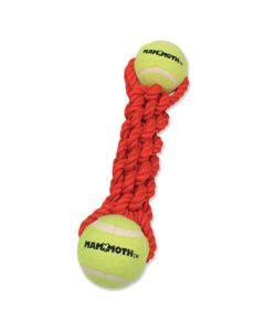 Mammoth Flossy Chews Braided Bone with Two Balls 13"
