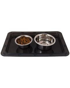 Petrageous Designs Bone'n Up for Dinner Tray Black