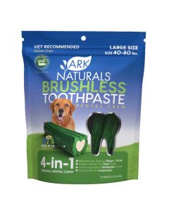 Ark Naturals  Brushless Toothpaste Dental Chews for Large Dogs