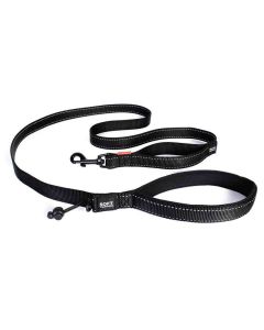 EzyDog Soft Trainer Leash with Traffic Control Handle Black