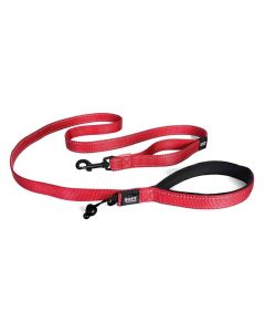 EzyDog Soft Trainer Leash with Traffic Control Handle Red