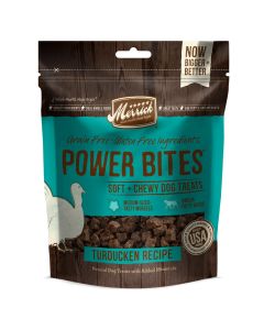 Merrick Power Bites Turducken Dog Treats 6oz