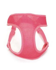 Coastal Tone-on-Tone Comfort Soft Nylon Harness Pink XXSmall, 14"-16"