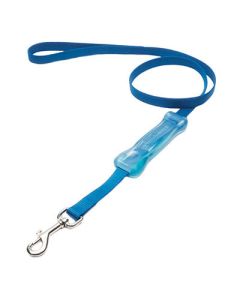 Coastal Insta-Grip Control Handle Nylon Dog Leash 1" x 6' Blue