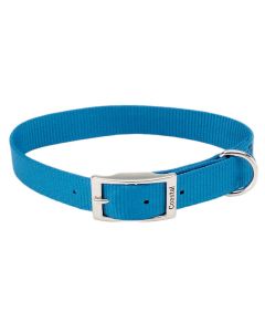 Coastal Single-Ply Dog Collar Blue Lagoon 1" x 22"