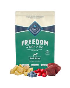 Blue Buffalo BLUE Freedom Grain-Free Lamb Recipe for Adult Dogs 24 lbs.