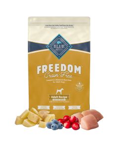 Blue Buffalo BLUE Freedom Grain-Free Healthy Weight Chicken Dog Food 24 lbs.