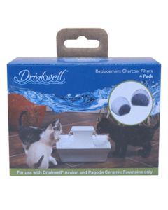 Drinkwell® Ceramic Fountain Replacement Filters 4pk