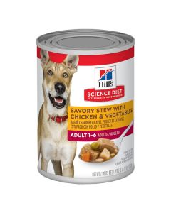 Hill's Science Diet Adult Savory Stew with Chicken & Vegetables Dog Food 12.8 oz