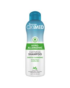 TropiClean OxyMed Hypo-Allergenic Oatmeal Shampoo 20 oz.