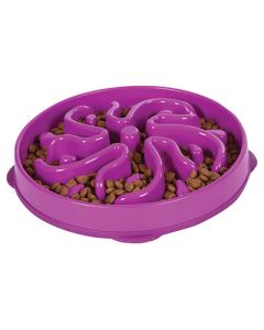 Outward Hound Fun Feeder Purple 12.75"
