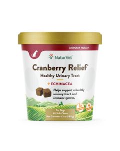 NaturVet Cranberry Relief Soft Chew 60ct
