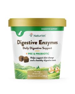 NaturVetDigestive Enzymes Soft Chew 70 ct