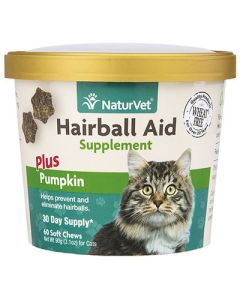 NaturVet Hairball Aid 60ct