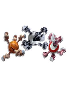 Multi Pet Doglucent TPR Sports Ball w/Rope