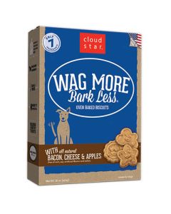 Cloud Star Wag More Bark Less Oven-Baked Biscuits with Bacon, Cheese, and Apple 16 oz.