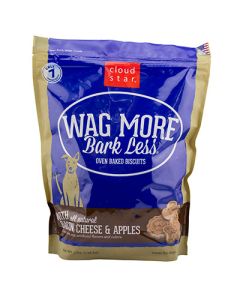 Cloud Star Wag More Bark Less Oven-Baked Biscuits with Bacon, Cheese, and Apple 3 lbs.