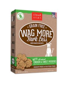 Cloud Star Wag More Bark Less Grain Free Oven-Baked Biscuits with Chicken & Sweet Potatoes 14 oz.