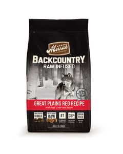 Merrick Backcountry Raw Infused Great Plains Red Recipe Dog Food 4 lb.