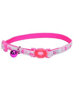 Coastal Safe Cat Glow in the Dark Adjustable Breakaway Collar Pink Queen