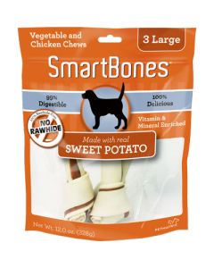 SmartBones Vegetable & Chicken Chew With Sweet Potato Large 3 Pack