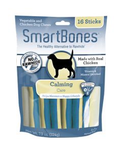 SmartBones Vegetable & Chicken Dog Chews Calming Care 16 Sticks