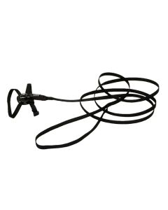 Coastal Li’l Pals Adjustable Kitten Harness and Leash Combo Black